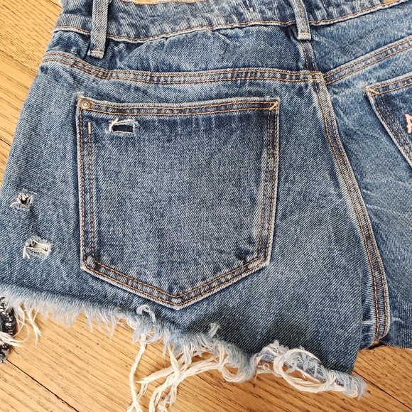 Zara Trafaluc Denim Cutoffs Shorts - Picture 6 of 7